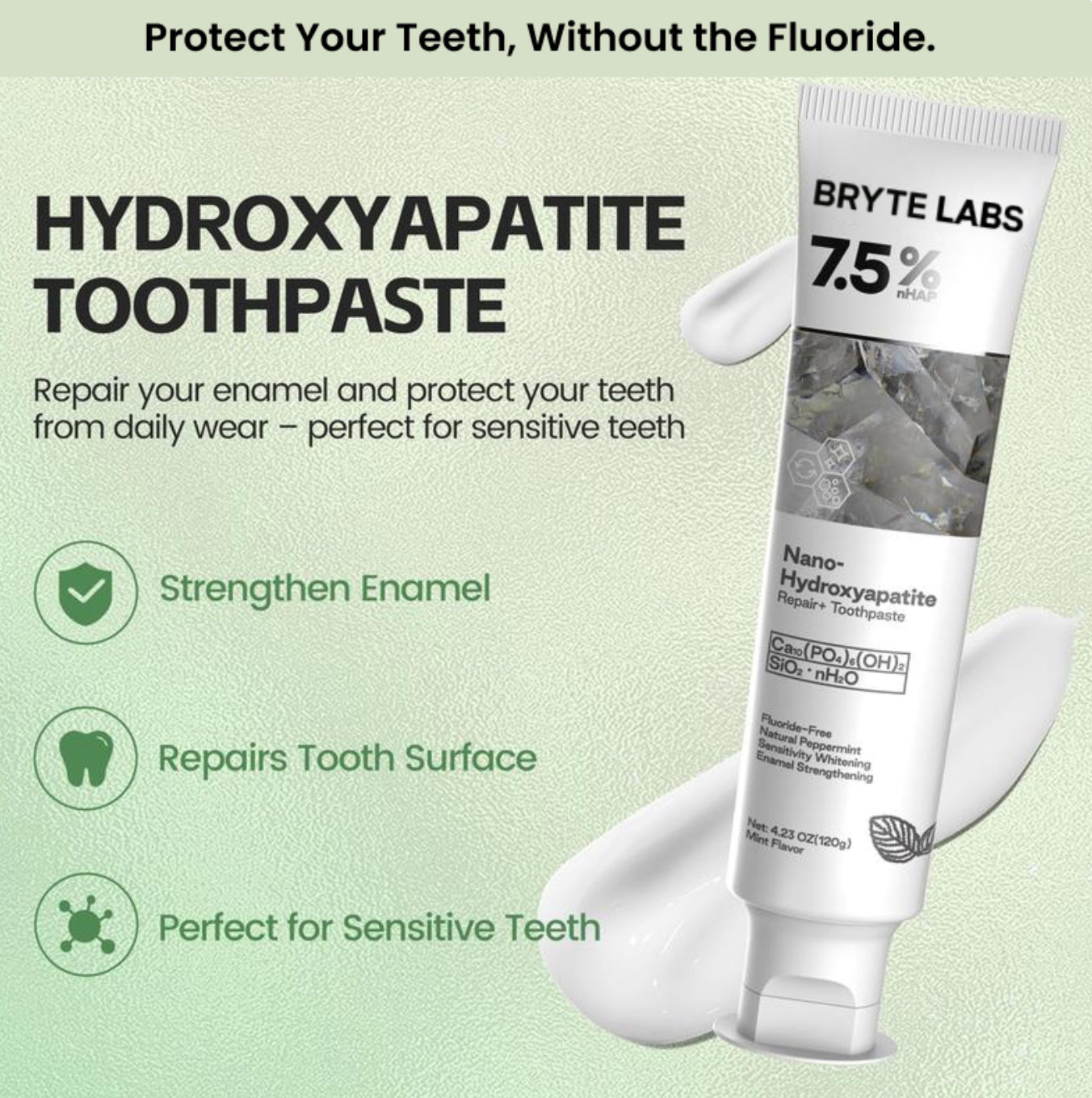 Hydroxyapatite Remineralizing Toothpaste